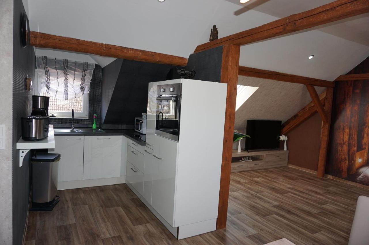 Aussergewoehnliche Dachgeschosswohnung Königslutter am Elm Kültér fotó